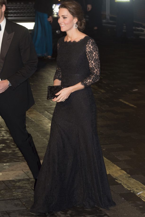 Kate Middleton Wearing Diane Von Furstenberg At The Royal Variety Performance, 2014