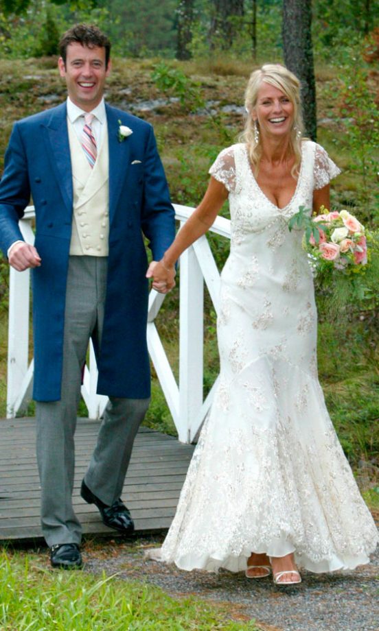 Ulrika Jonsson Married Lance Gerrard Wright In Sweden, August 2003