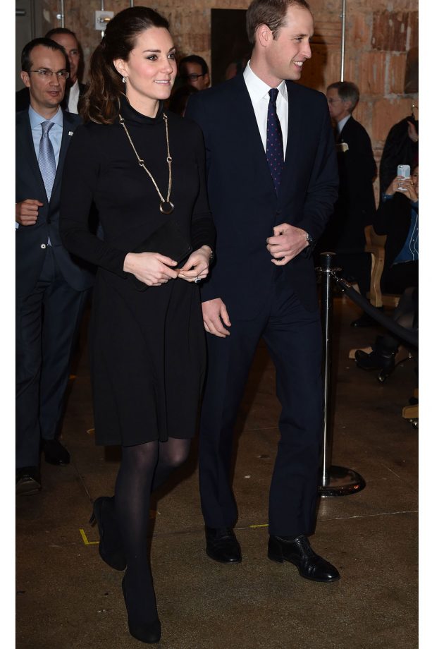 Kate Middleton Wears A Maternity Dress By Seraphine While Visiting The US With Prince William, 2014