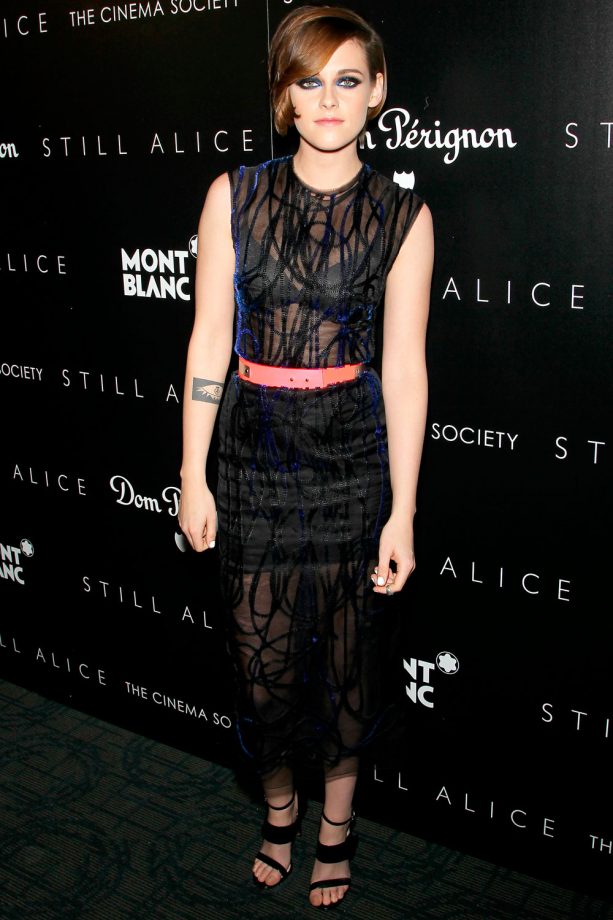 Kristen Stewart Wears Roksanda Ilinic To A New York Screening Of 'Still Alice', 2015