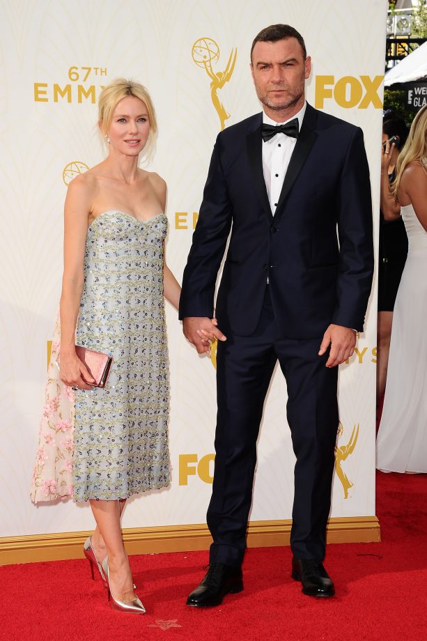 Naomi Watts And Liev Schreiber At The Emmy Awards, 2015
