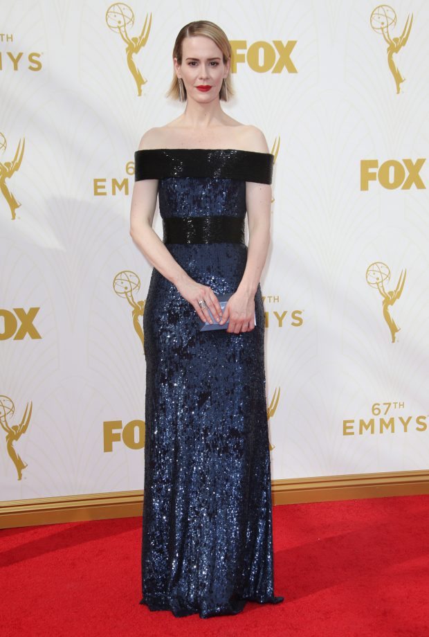 Sarah Paulson At The Emmy Awards, 2015