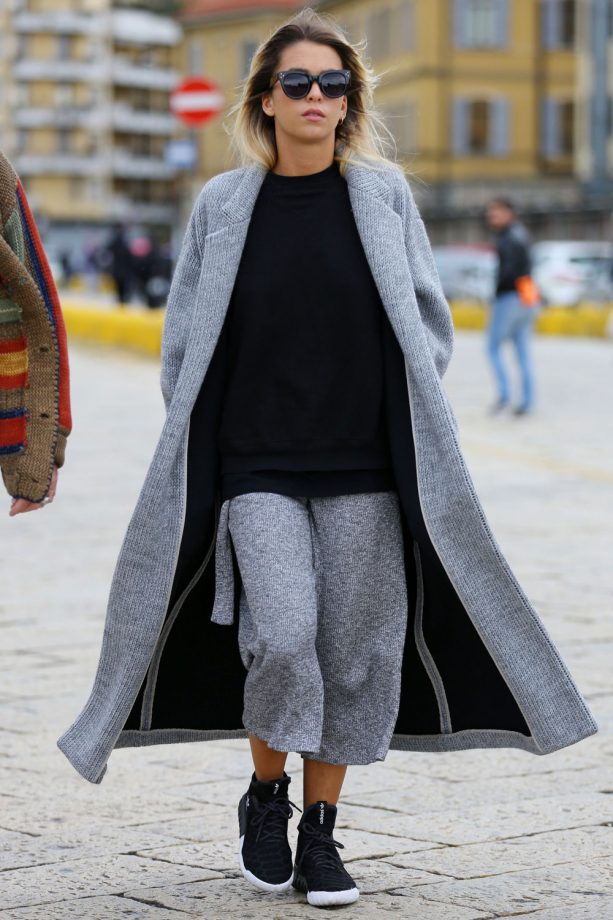 This Street Style'r Shows Us How To Make Cozy Wear, Work Wear