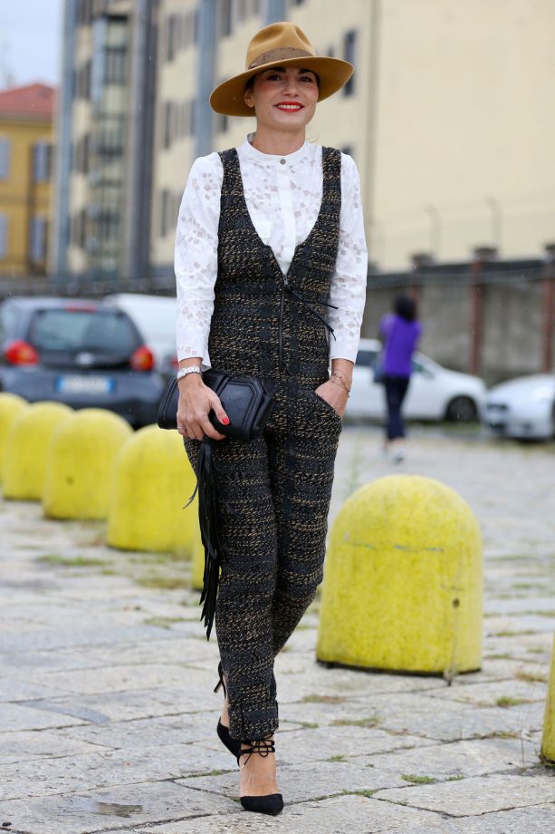 Don’t Ditch You’re Jumpsuits, Just Layer With Long Sleeve Top