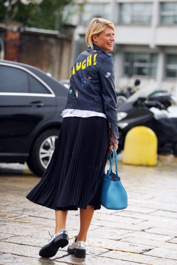 It’s All About The Statement Leather Jackets, Check The Bold Writing!