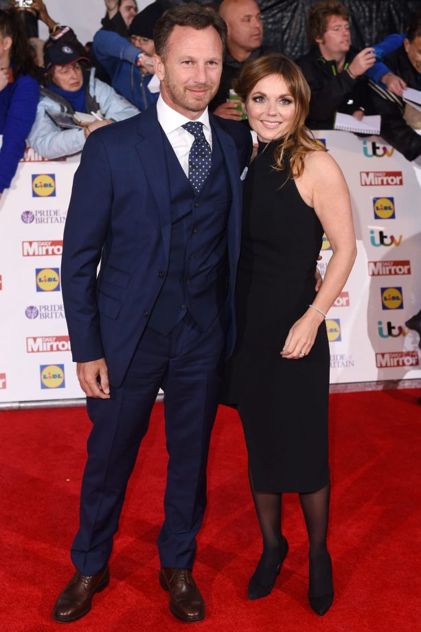 Geri Halliwell And Her Husband At The Pride Of Britain Awards, 2015