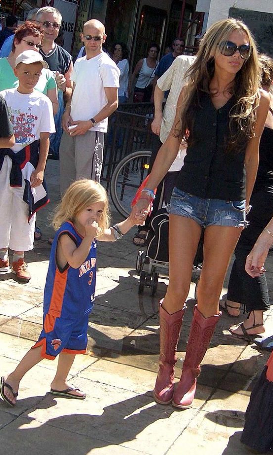 Victoria Beckham Wearing THOSE Shorts In St. Tropez, 2005
