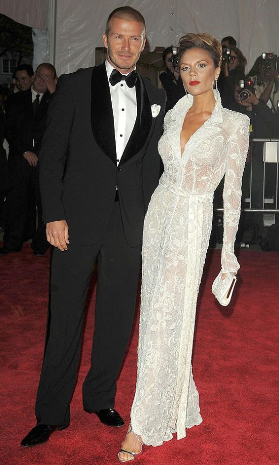 Victoria And David Beckham At The Costume Institute Gala, 2008