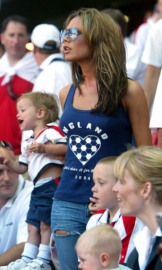 The Original WAG: Victoria Beckham Supporting England In The World Cup, 2004