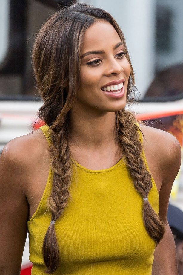 Rochelle Humes Works Pigtails At The X Factor Auditions, 2015
