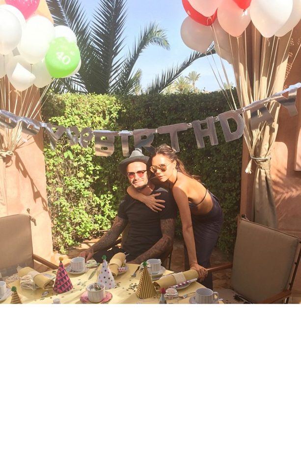 David And Victoria Beckham Celebrate David's 40th Birthday In Morocco, 2015