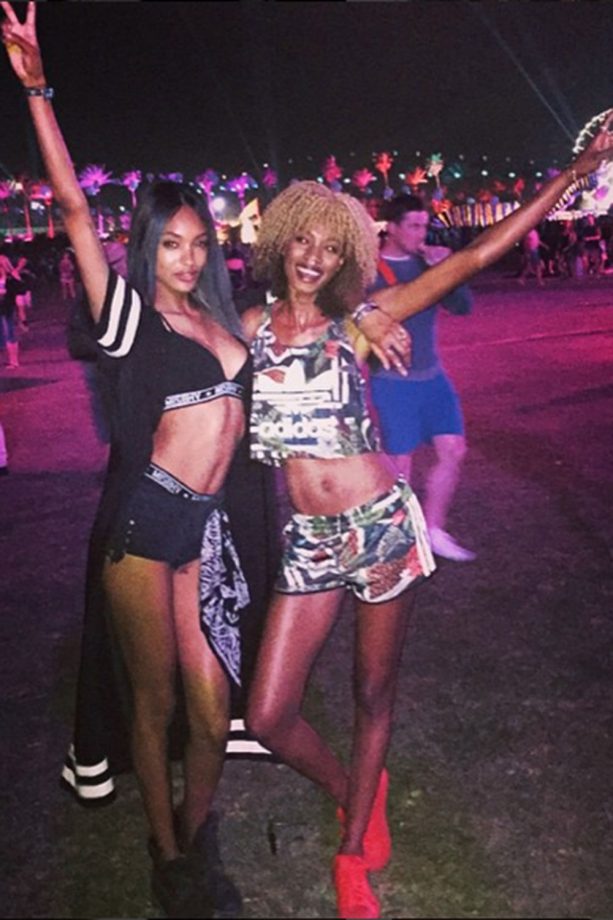 Jourdan Dunn Has Fun At Coachella Festival, 2015