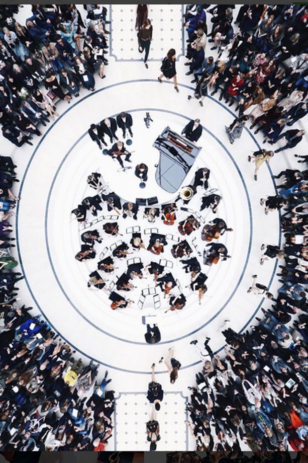 Burberry's Bird's Eye View Of Their Catwalk