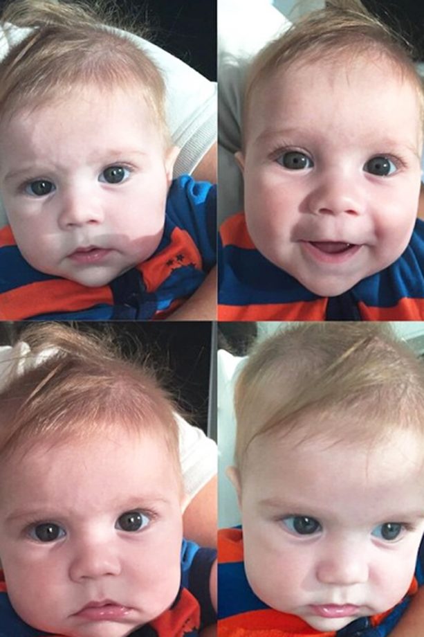 Shakira Shares An Adorable Collage Of Her 5-Month-Old Son Sasha's Many Faces, 2015