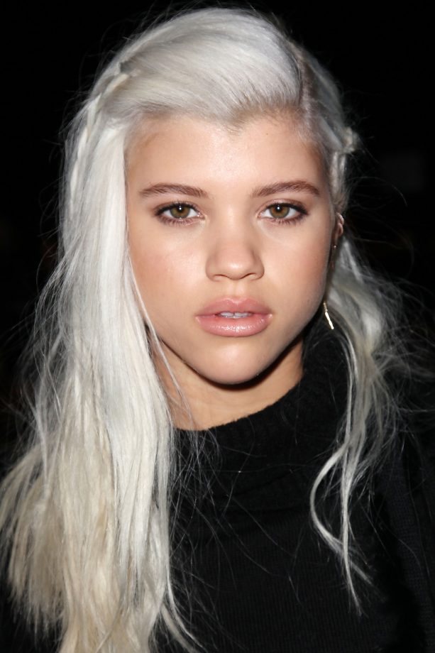 Sofia Richie's Striking White Hair Steals The Show