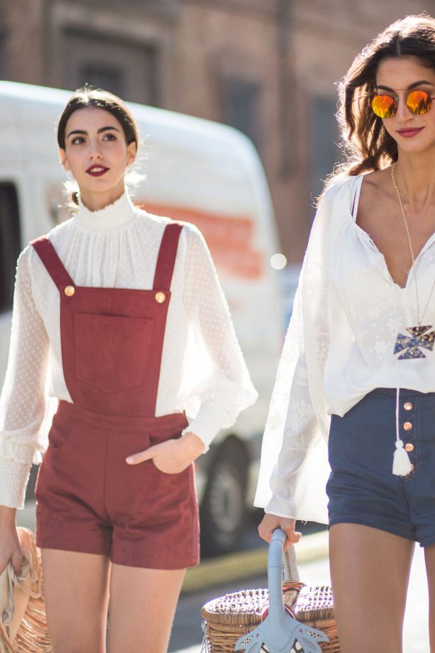 Twinning Street Stylers Make The Most Of The End Of Summer In Floaty Shirts
