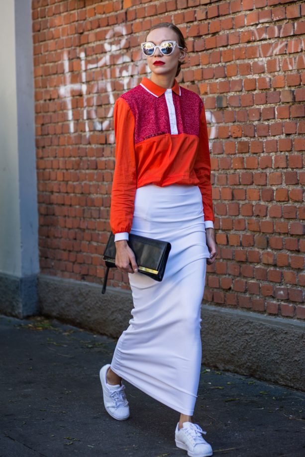 Sports Luxe Is Still Going Strong For The Street Style Set