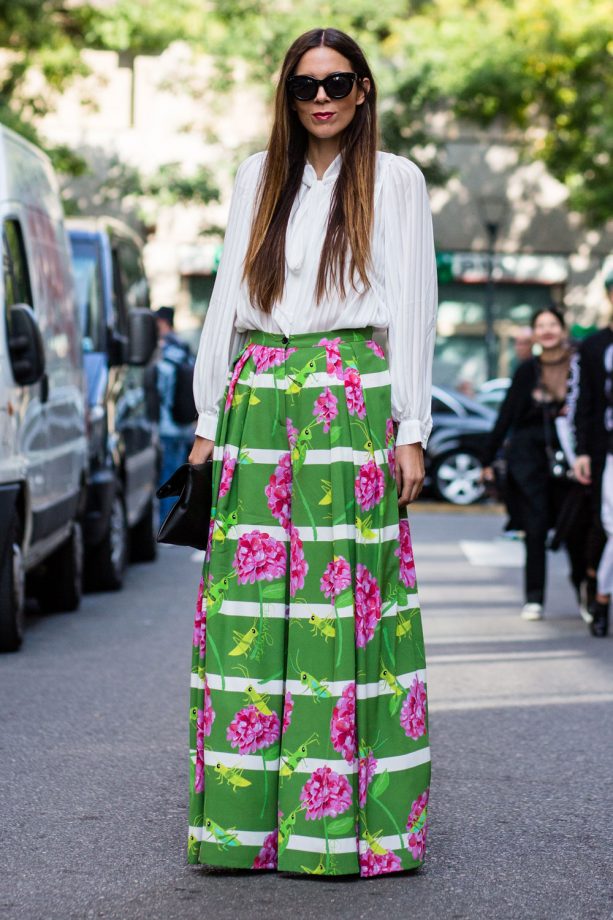 Loud Ball Skirts Are All The Rage On Street Style
