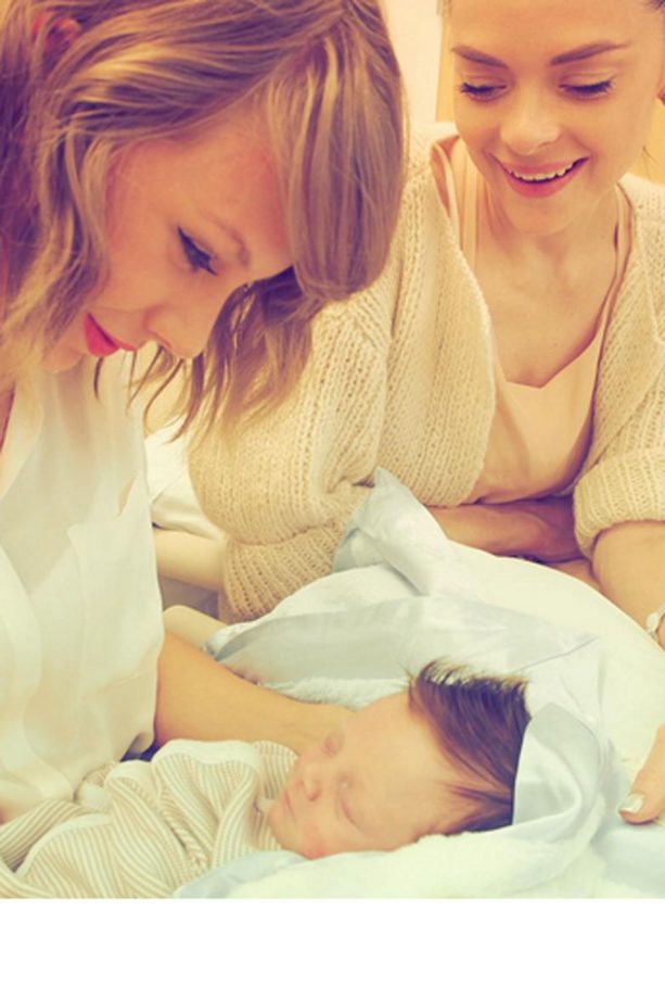 Taylor Swift Meets Her Godson For The First Time, 2015