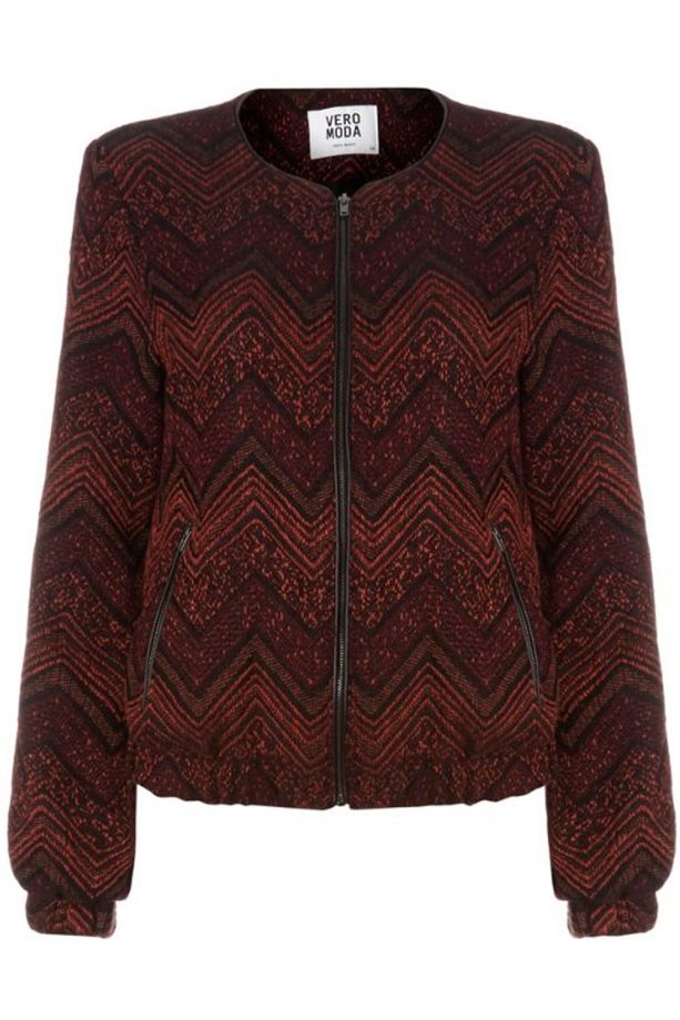 Vero Moda Long Sleeve Print Bomber Jacket, £22