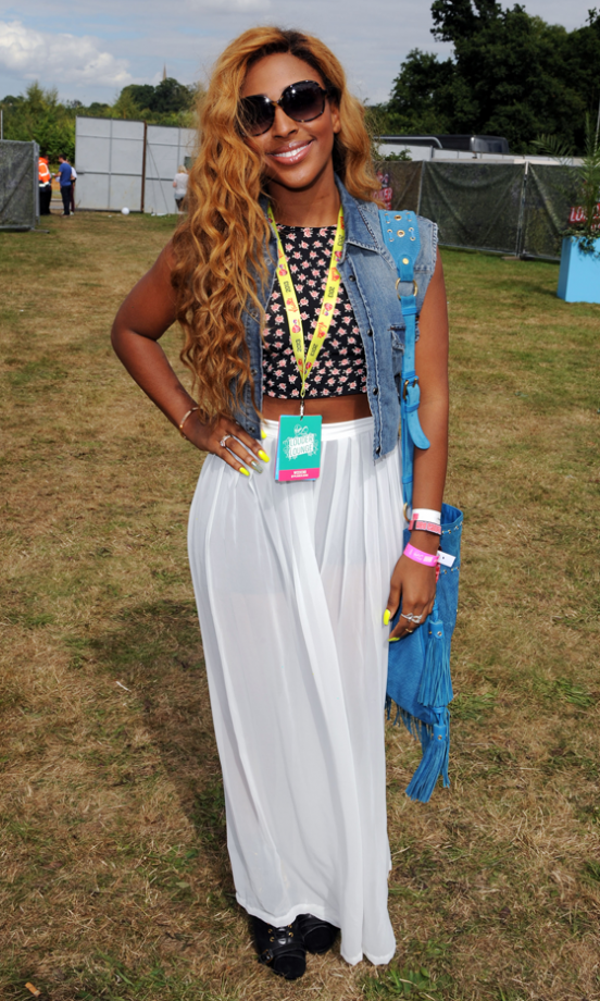 Alexandra Burke At Virgin Media’s V Festival, Chelmsford, 2013