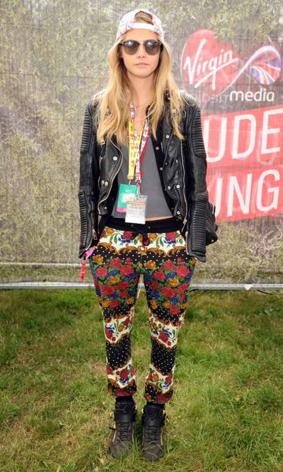 Cara Delevingne At Virgin Media's V Festival, Chelmsford, 2013