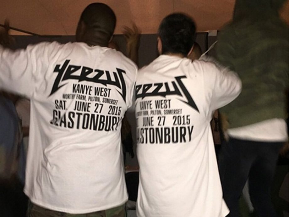 Kanye Parties Backstage At Glastonbury, 2015