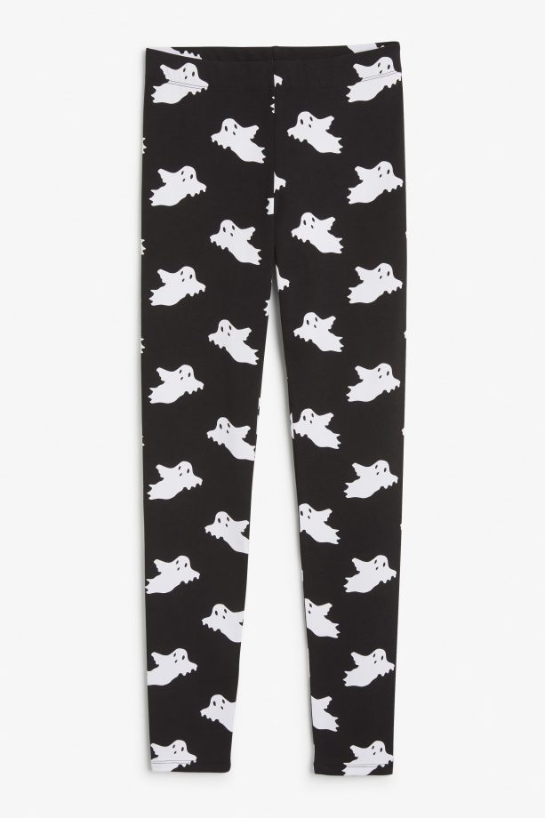 Ghost leggings, £15, Monki