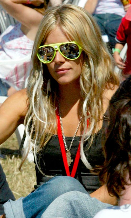 Sienna Miller At Glastonbury, 2004