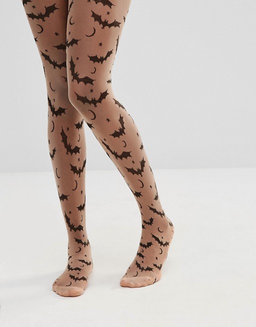 Bat tights, £8, ASOS