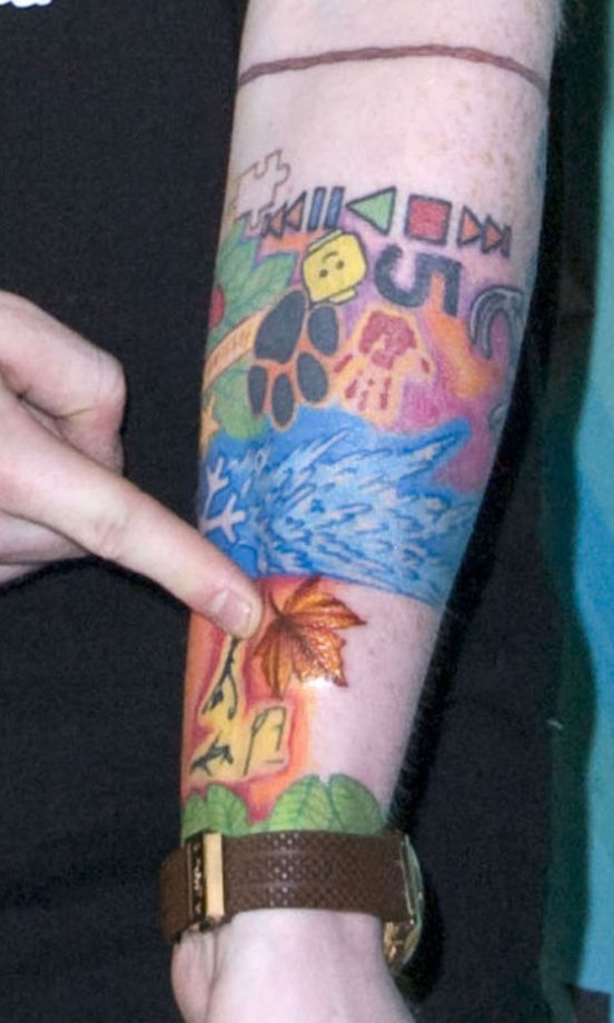Ed Sheeran's Colour Popping Sleeve, 2012