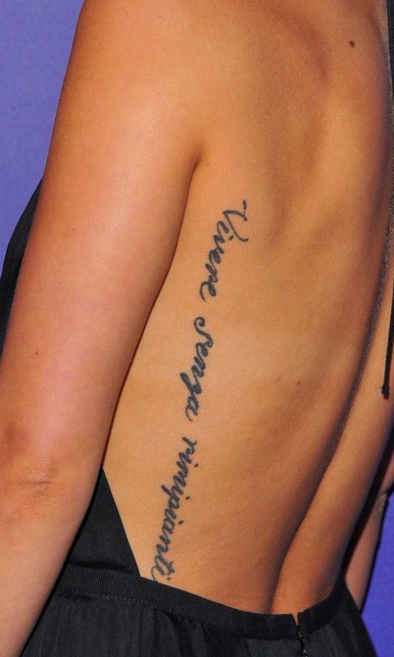 Hayden Panettiere's Italian Phrase (Which Is Spelt Wrong, Oops!), 2011