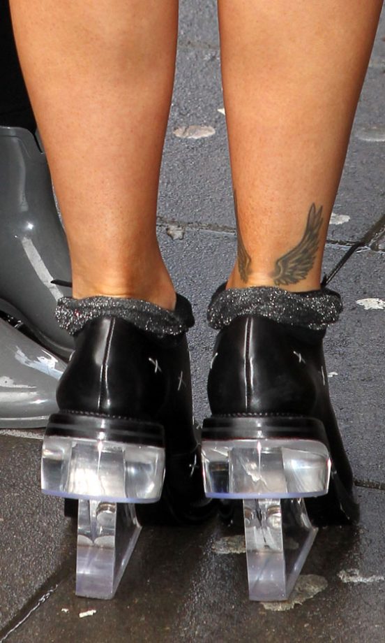 Rita Ora's Ankle Wings, 2012