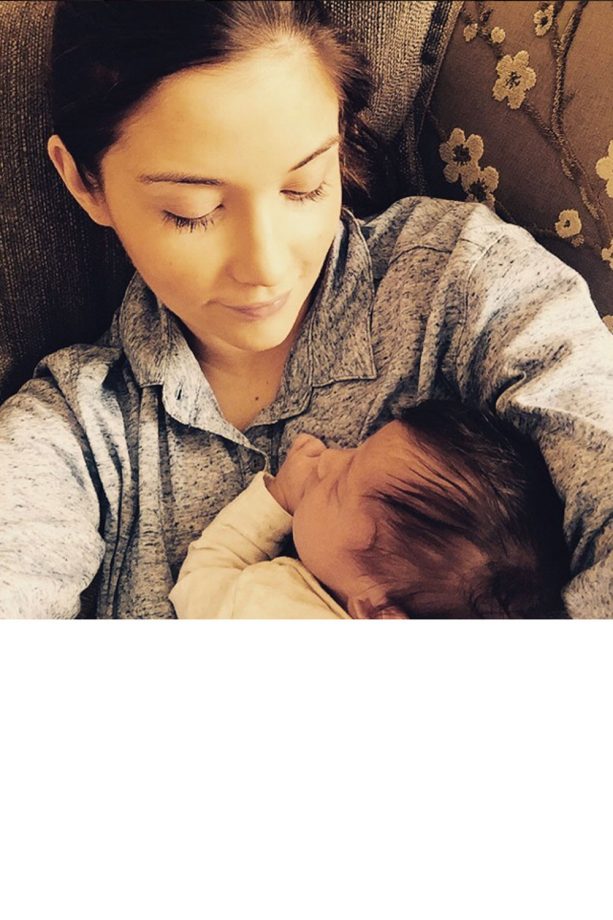 Jacqueline Jossa Shares A First Snap Of Newborn Daughter Ella, 2015