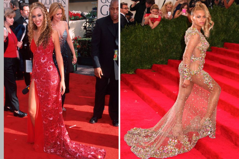 Beyonce Was Covered Head To Toe In Sequins To The Golden Globes, 2001