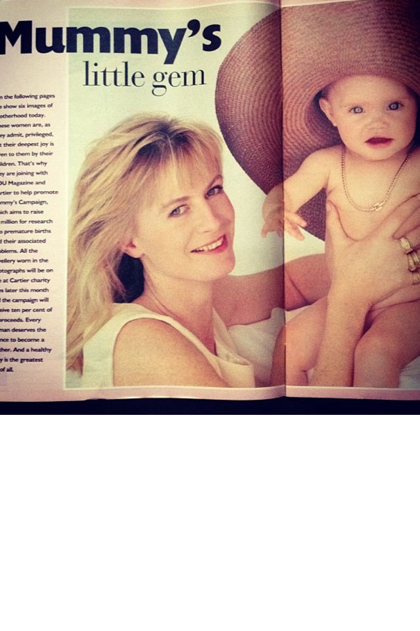 Cara Delevingne Shared This Throwback Snap Of Her As A Baby, With Her Mum, 2015