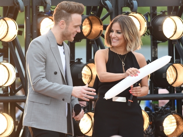 Caroline Flack and Olly Murs