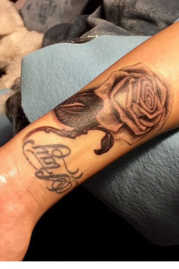 Demi Lovato Shows Off Her New Tattoo On Instagram, 2015