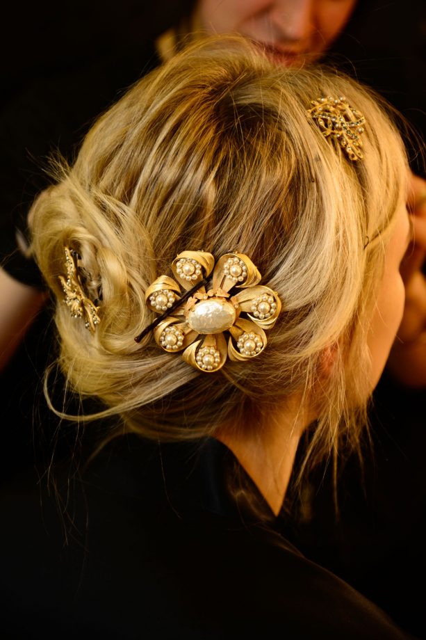 Stuck For Hair Ideas, Don’t Be Afraid To Use Ornate Brooches For That Perfect Prom Hairstyle, 2015