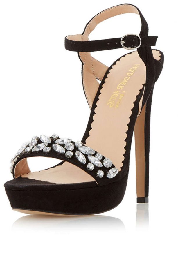 Dorothy Perkins Head Over Heels Megara Jewelled Platforms, £59