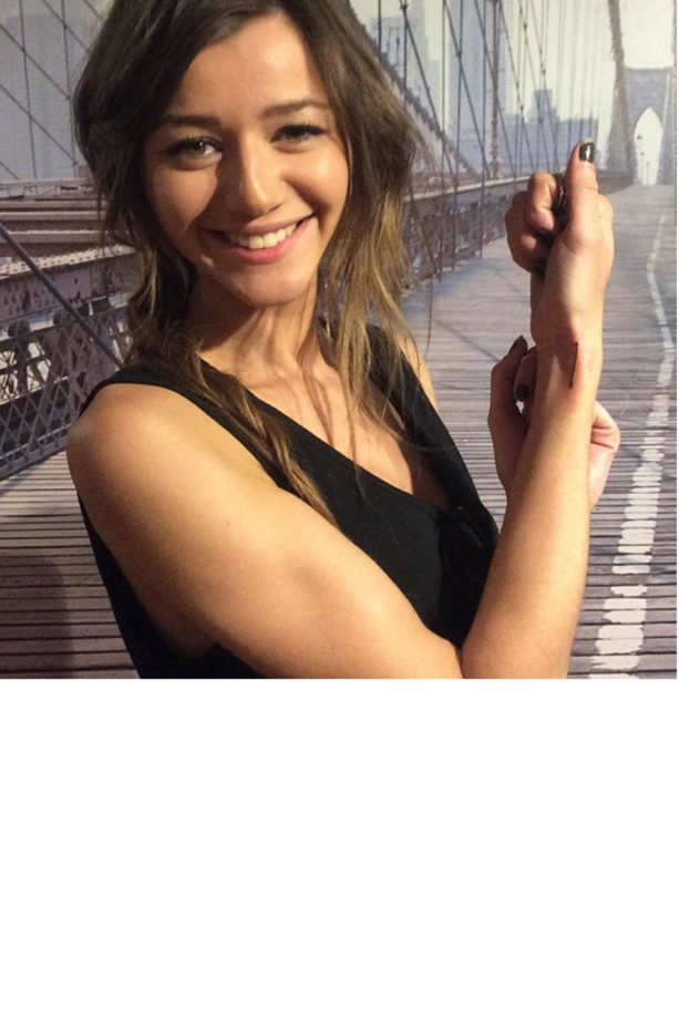 Eleanor Calder Gets A Small Arrow Etched Onto Her Right Wrist, 2015