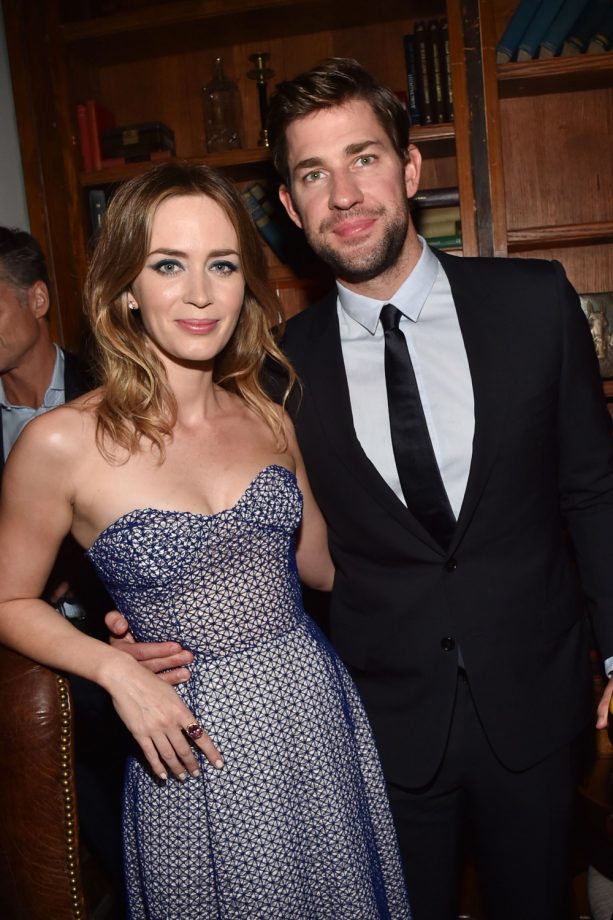 Emily Blunt With John Krasinski At The 'Sicario' Premiere During The Toronto Film Festival, 2015