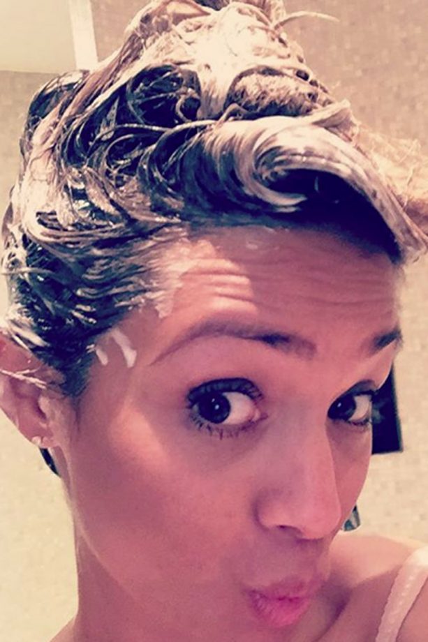 Frankie Bridge Has A Hair Emergency, 2015