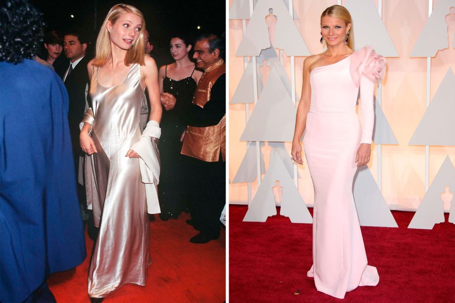 Gwyneth Paltrow Was Pretty In Satin Pink To A Film Premiere In Paris, 1995