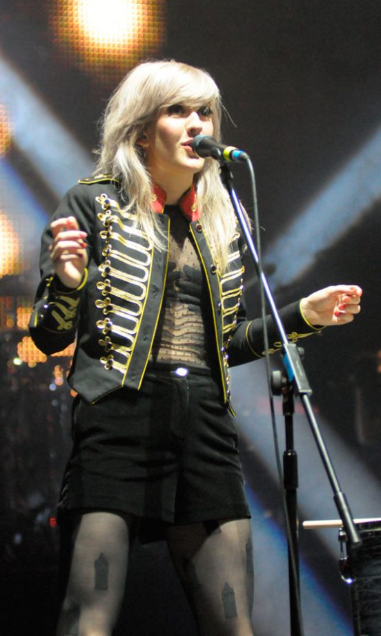 Ellie Goulding Performs In A Military Inspired Jacket, November 2010