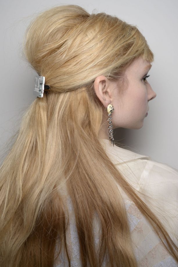 This Sixties Half Up Half Don Hairstyle Is Perfect For That Hit Of Retro Prom Glamour, 2015