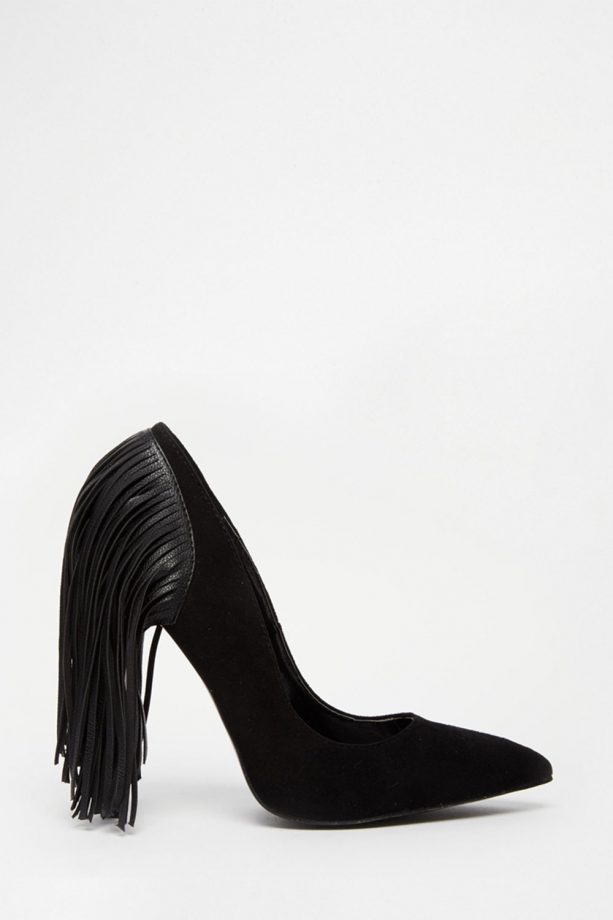 Daisy Street Fringe Back Court Shoes at Asos, £29.99