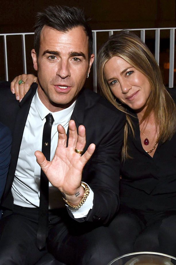 Jennifer Aniston And Justin Theroux Make Their First Appearance As A Married Couple, 2015
