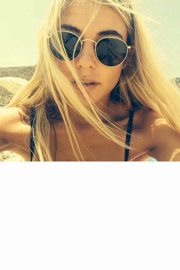 Made In Chelsea's Jess Woodley Works Boho Beach Chic In LA, 2015