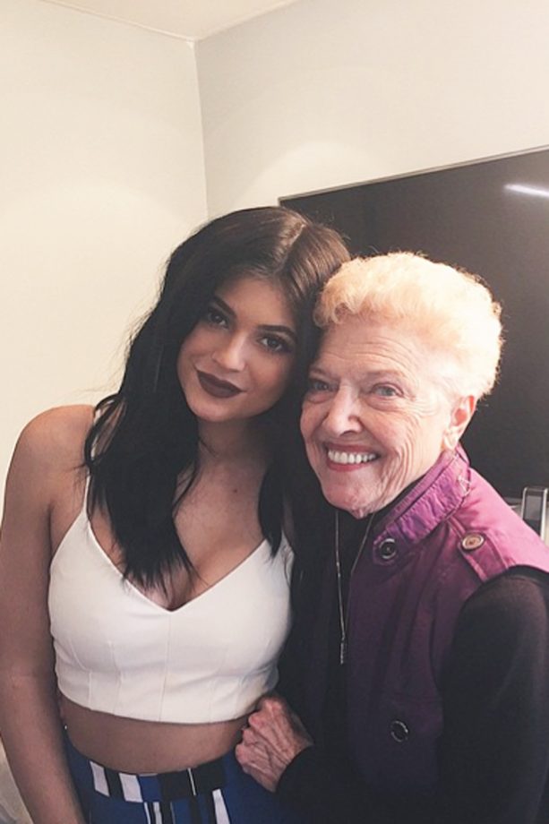 Kylie Jenner Shares A Touching Snap Of Her And Her Grandma, 2015
